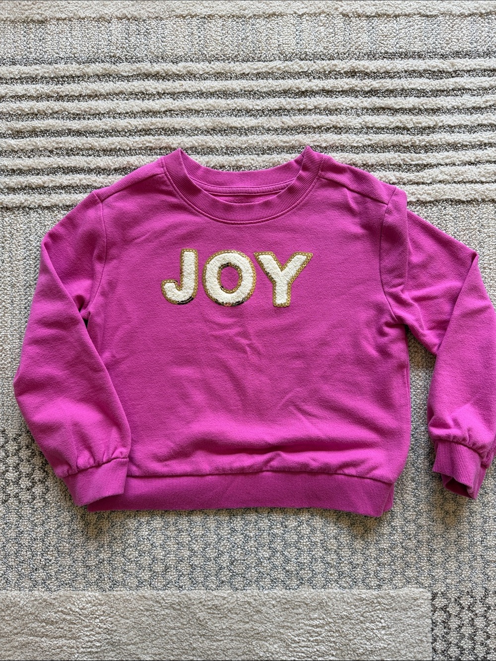 Cat & Jack Hot Pink 'JOY' Sweatshirt